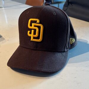 New Era 59Fifty Brown San Diego Padres Cap 7 1/4